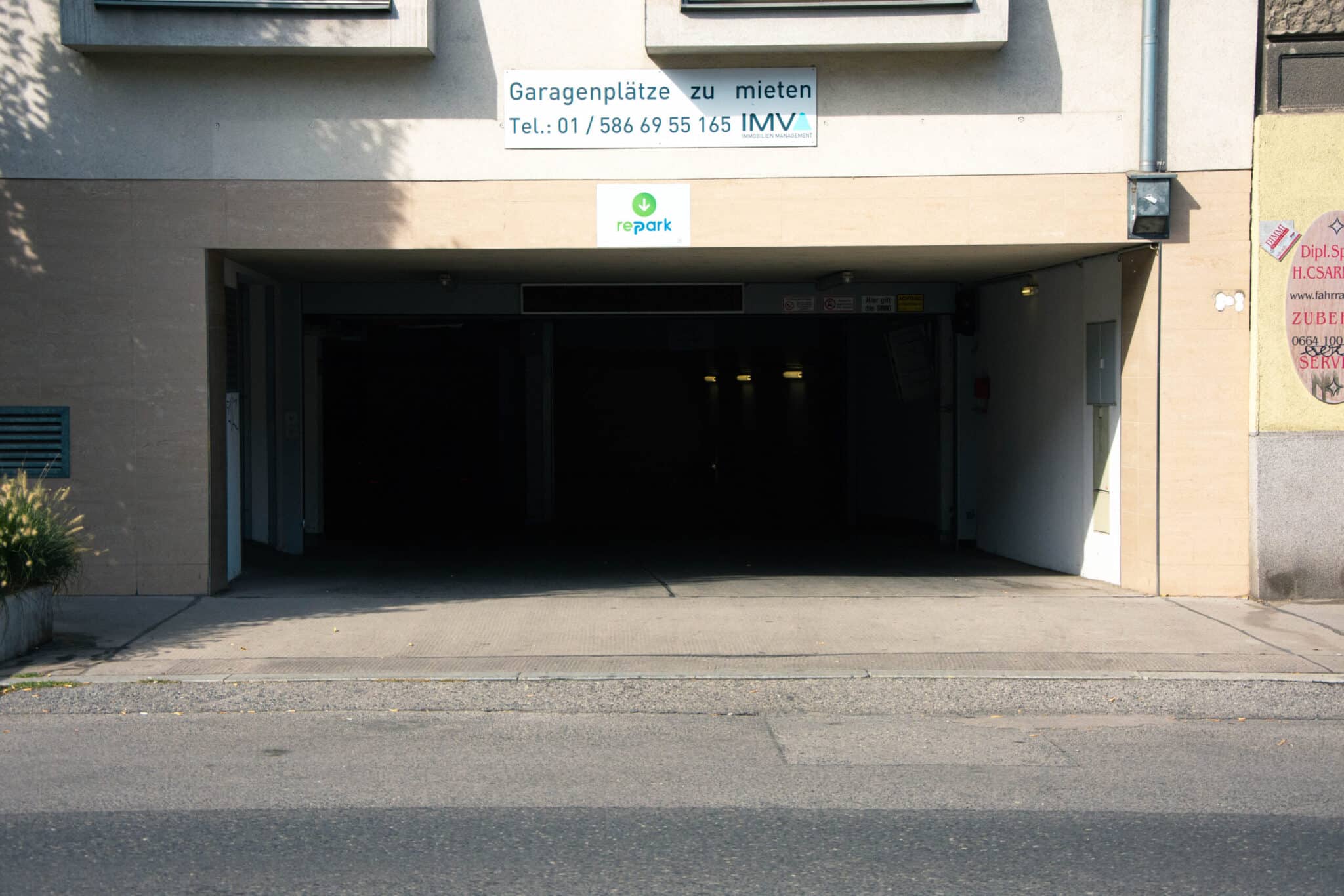 Garage Pilgramgasse entrance