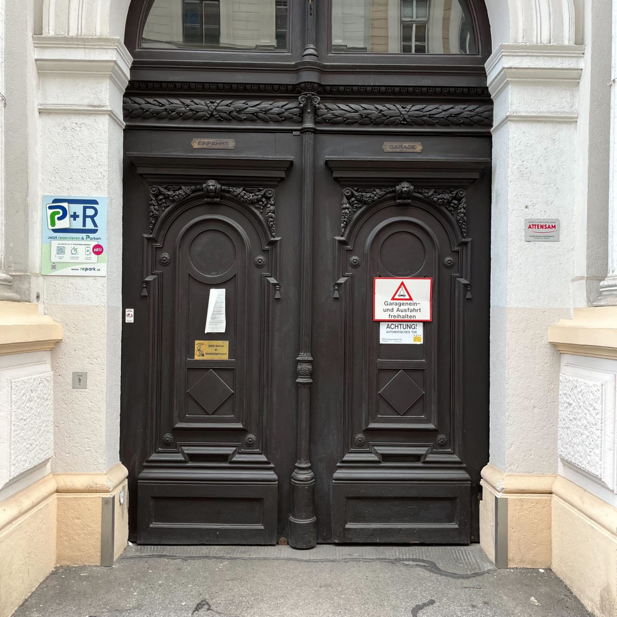 Garage Schottenring Einfahrt