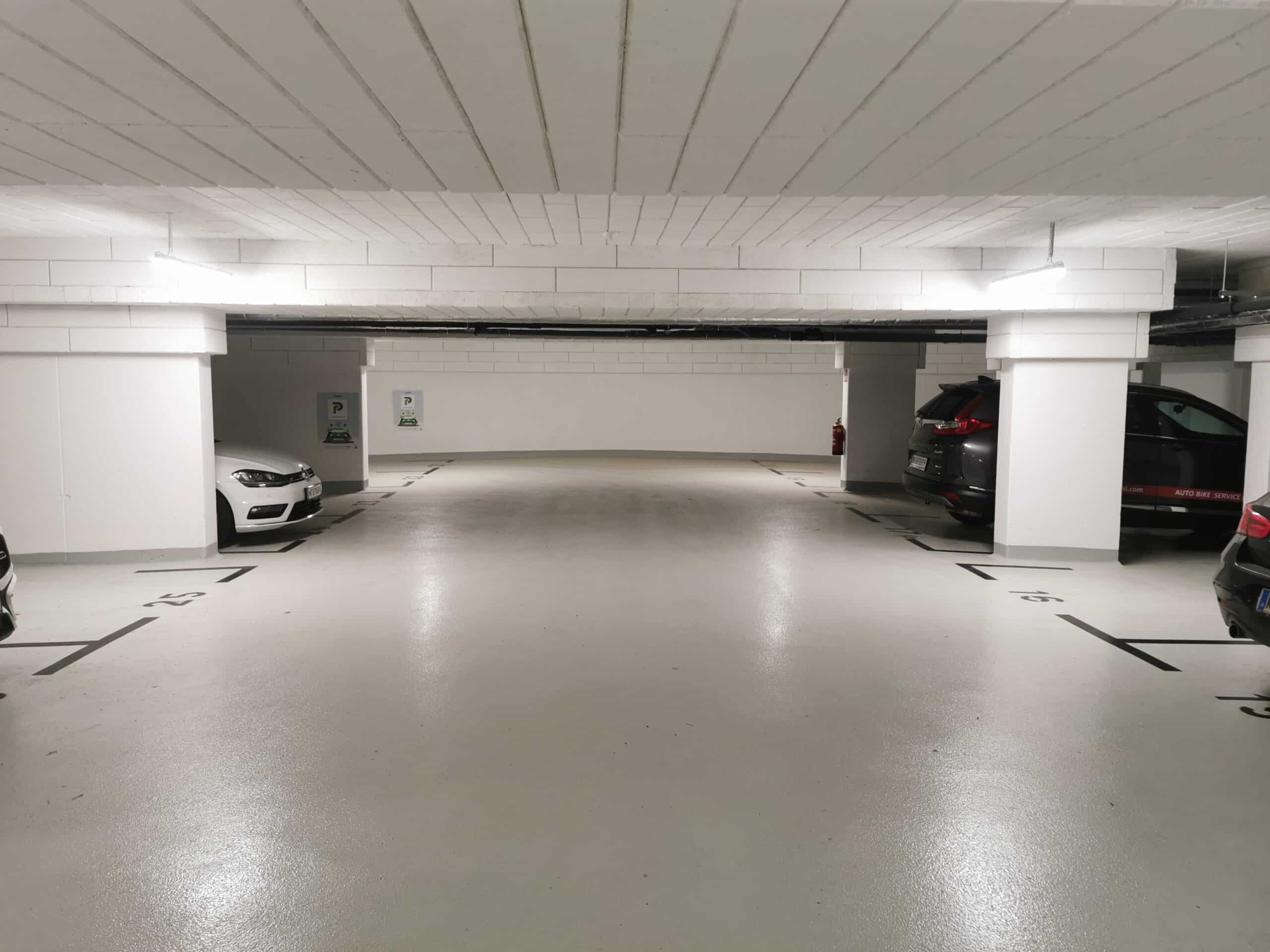 Garage Michelbeuern Innenansicht