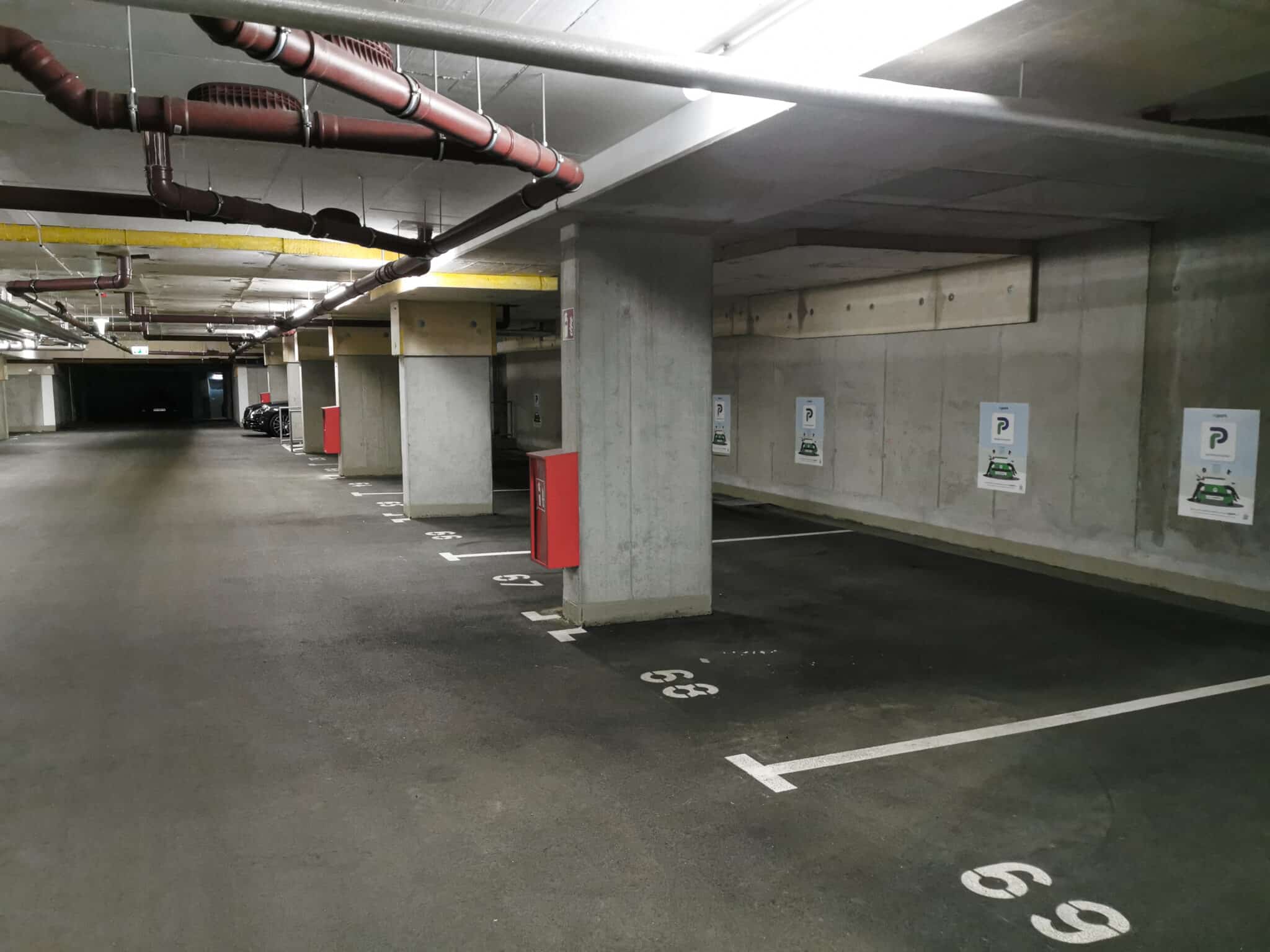 Garage Altes Landgut Innenansicht