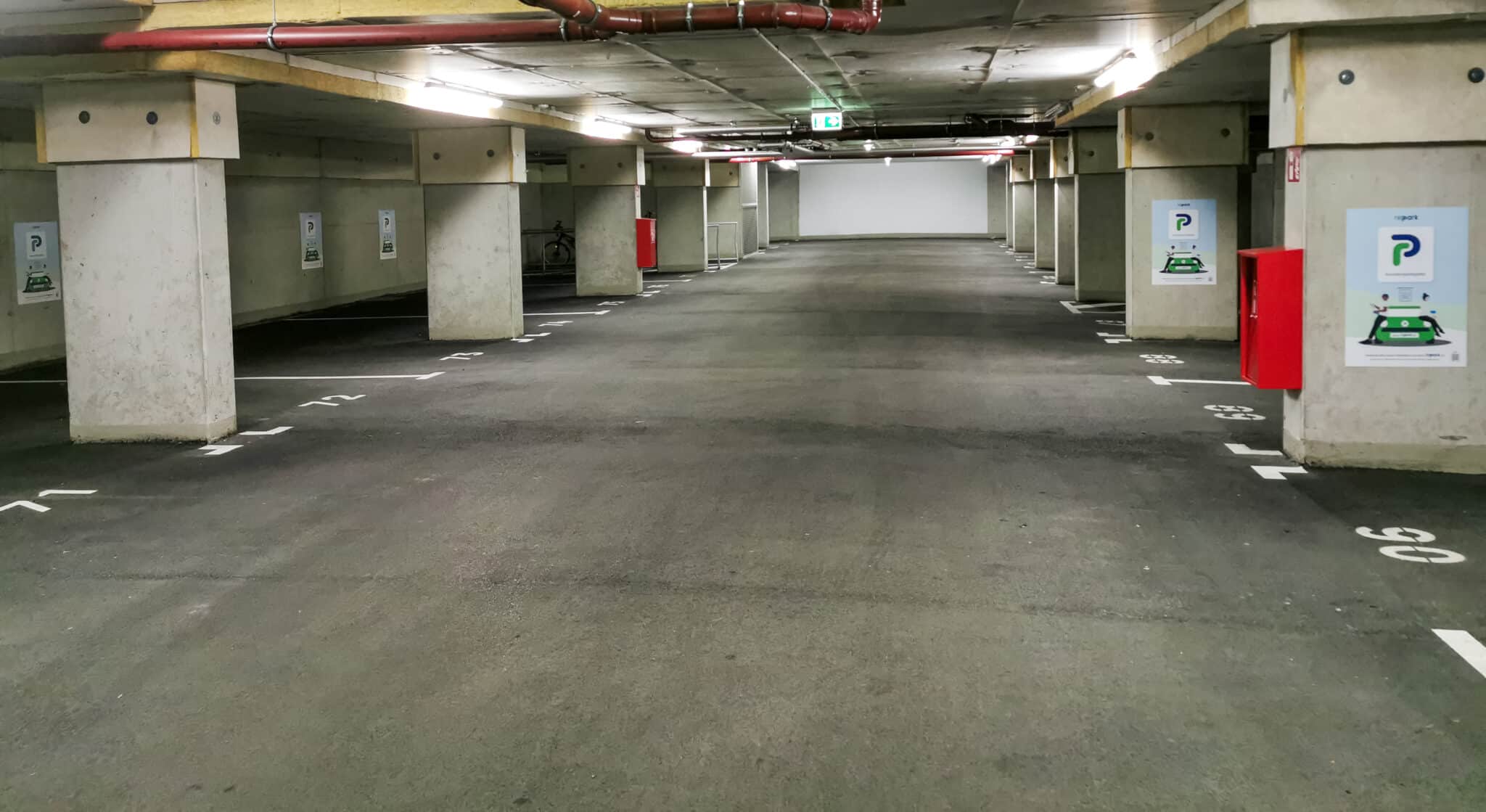 Garage Altes Landgut Innenansicht