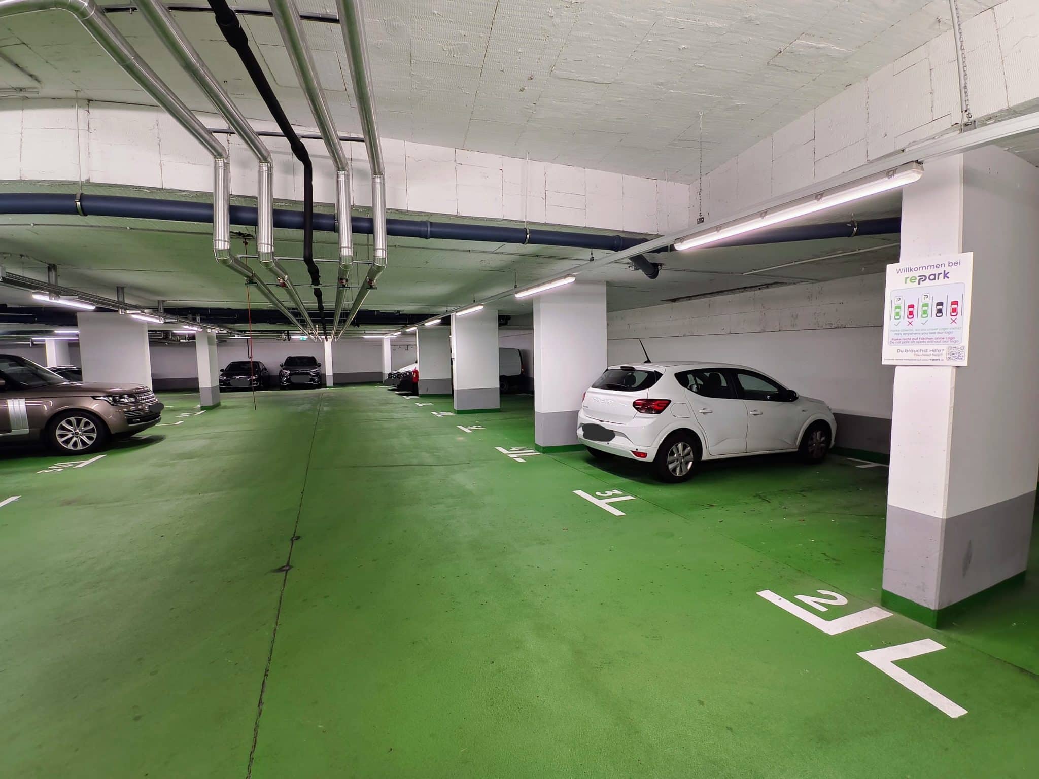 Garage Anton-Scharff-Gasse Innenansicht