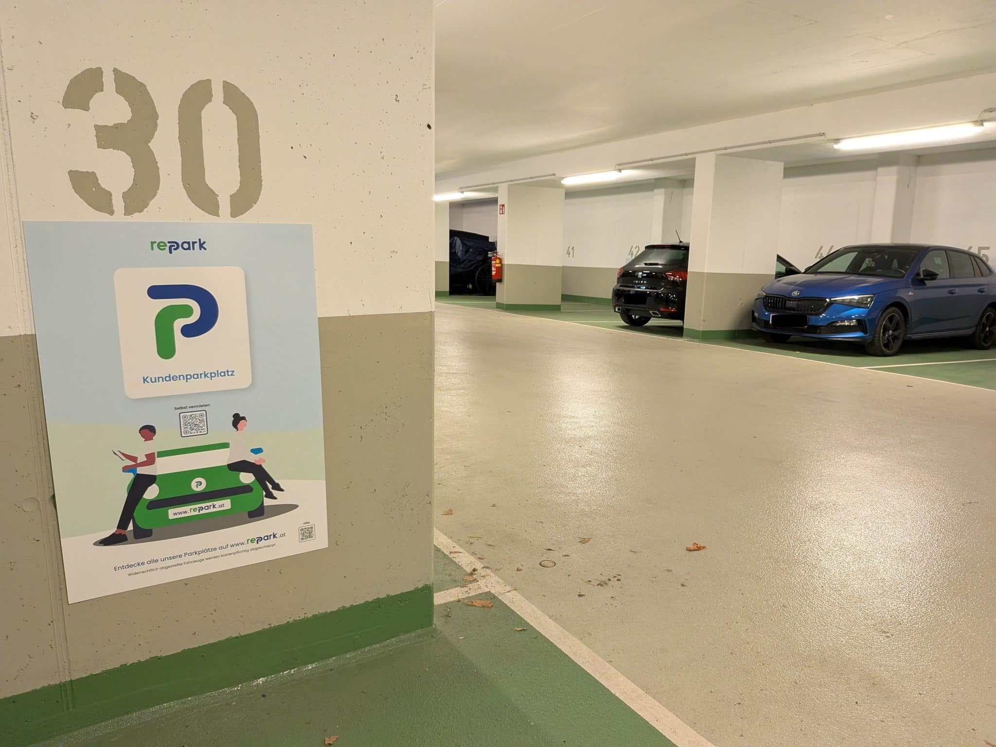 Garage Geigergasse Innenansicht