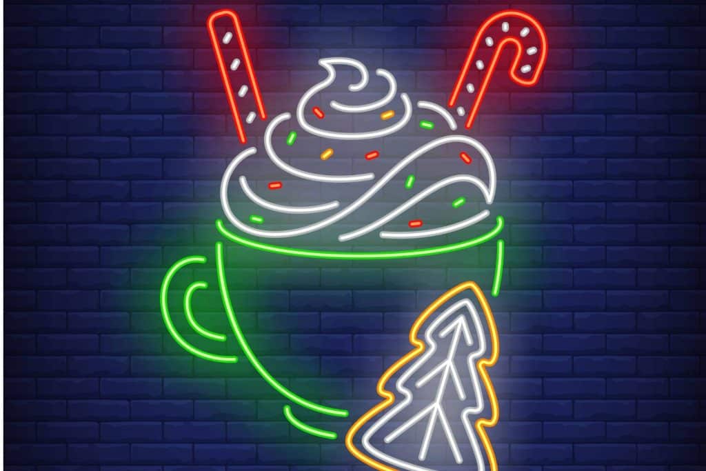 Christmas Drink Neon Sign