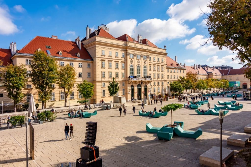 Museumsquartier Wien im 7ten Bezirk