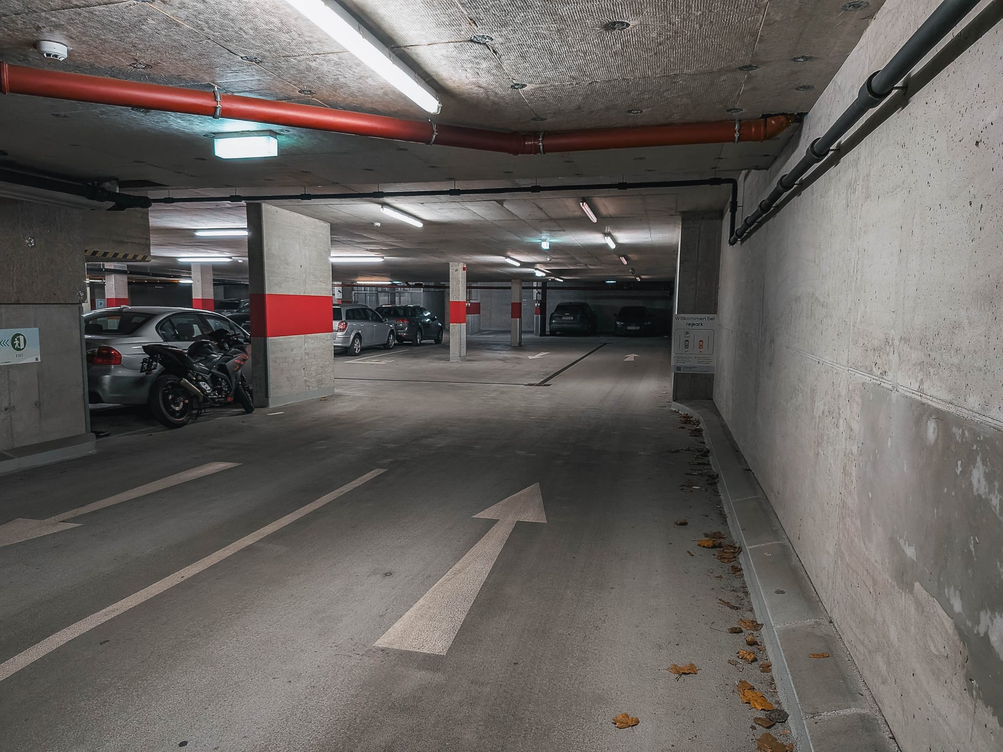 Garage Messe-Prater Innenansicht