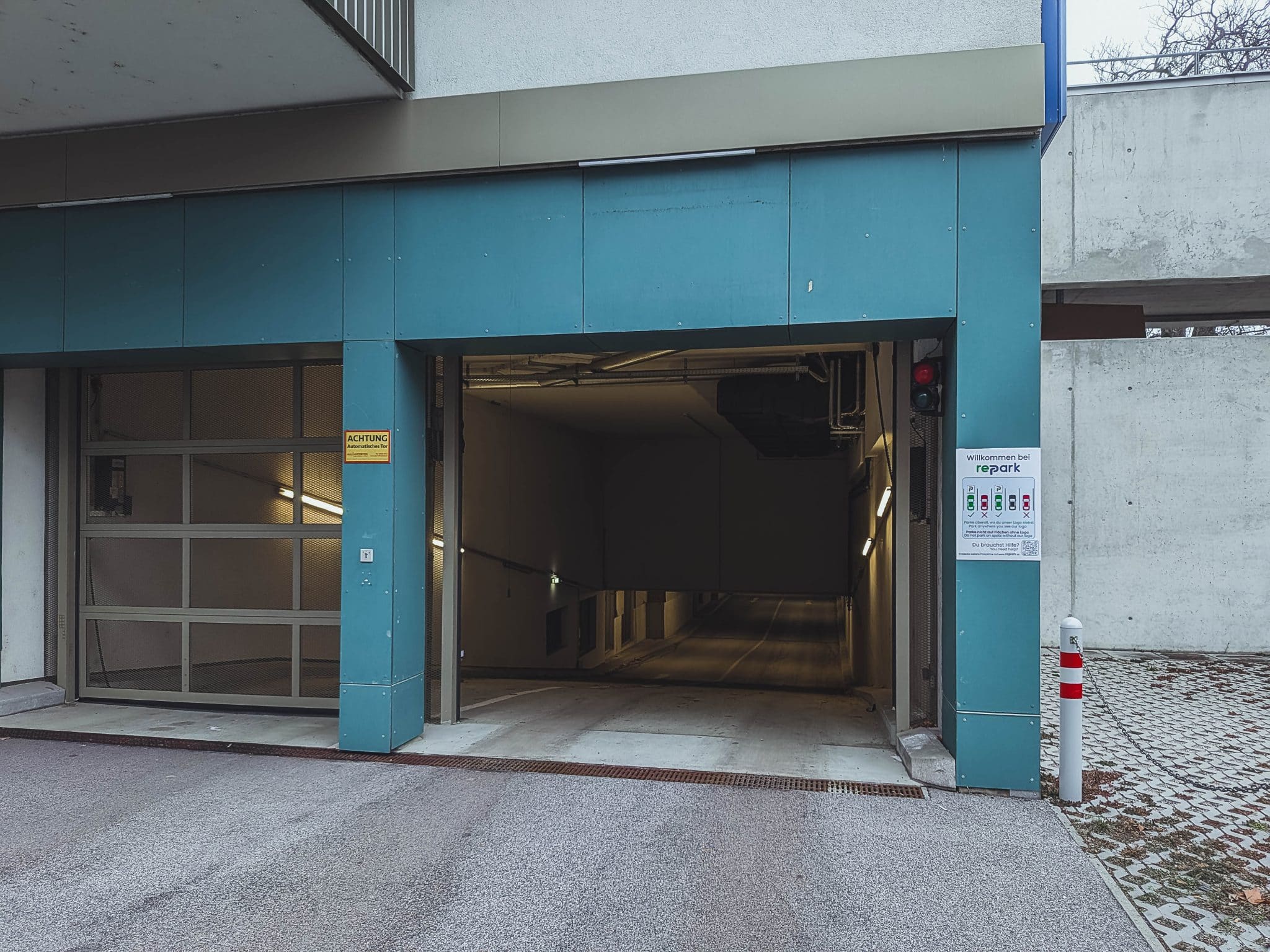 Garage Messe-Prater Einfahrt